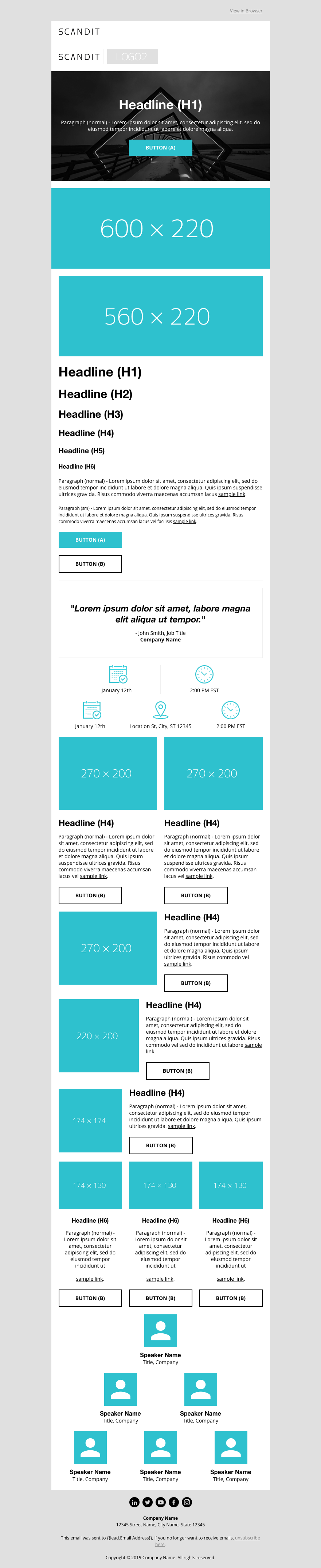 Scandit Modular Email Template